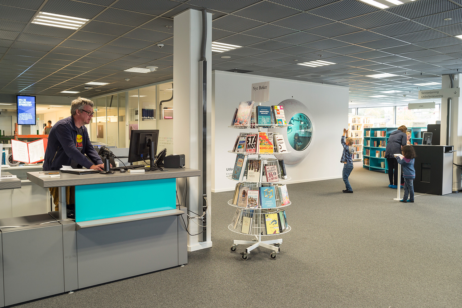 Présentoir circulaire Book Carousel