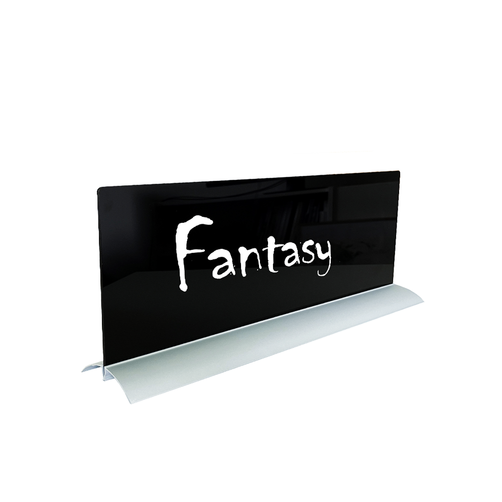 Présentoir info noir