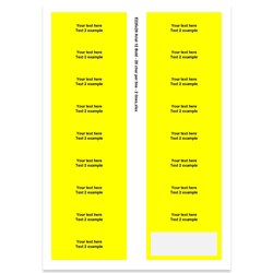 E225320 - 2 lignes, max 2 x 20 caractères (police : Arial 12)