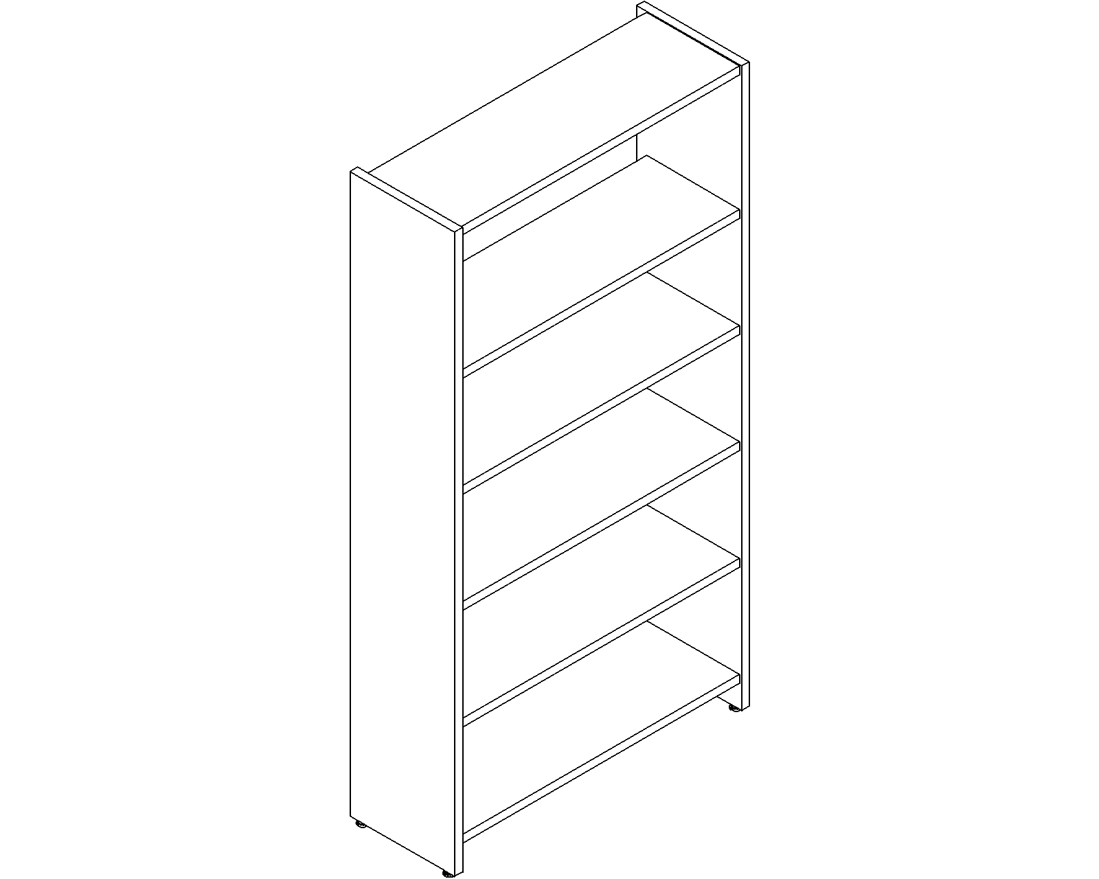 Lingo starter - single-sided - H1820 - D300 - W900 - 3D.dwg
