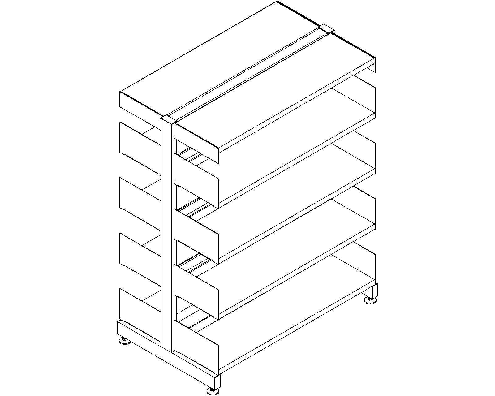 6030 starter - double-sided - H1220 - D250 - W900 - 3D.dwg
