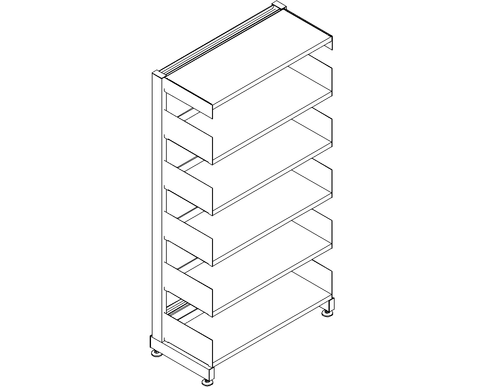 6030 starter - single-sided - H1520 - D300 - W750 - 3D.dwg