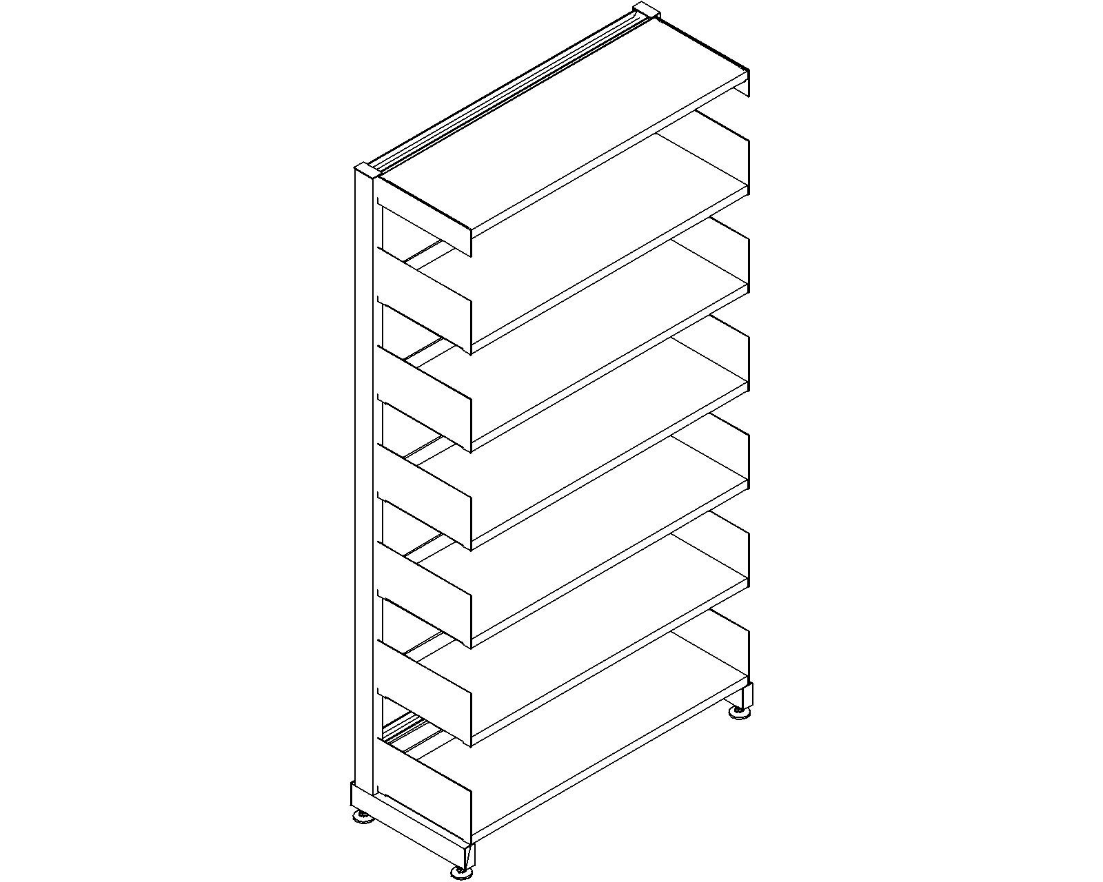 6030 starter - single-sided - H1820 - D300 - W900 - 3D.dwg