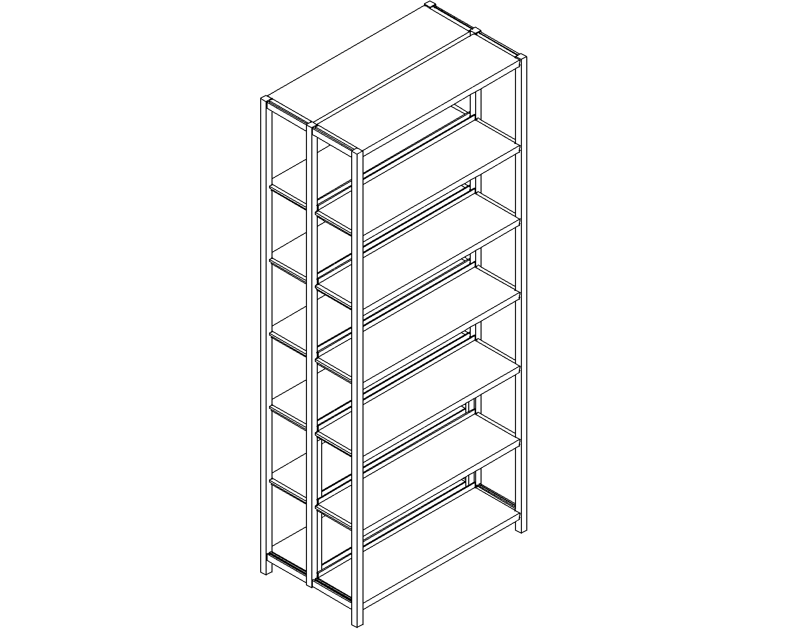 Uniflex starter – double-sided – H2250 – D250 – W900 – 3D.dwg